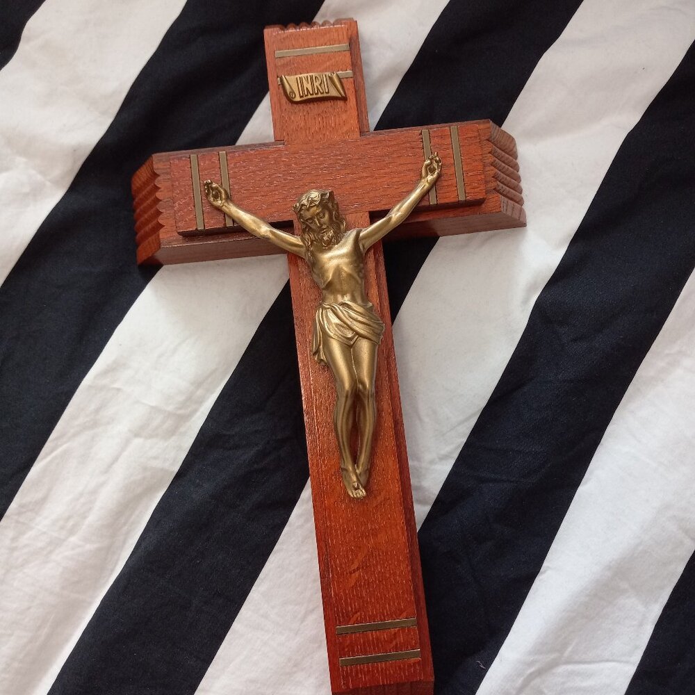 Vintage Last Rites Cross